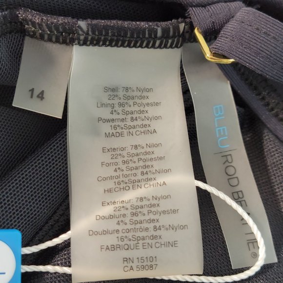 BLEU ROD BEATTIE  one pieces Swim blue Sz Various - Picture 11 of 11